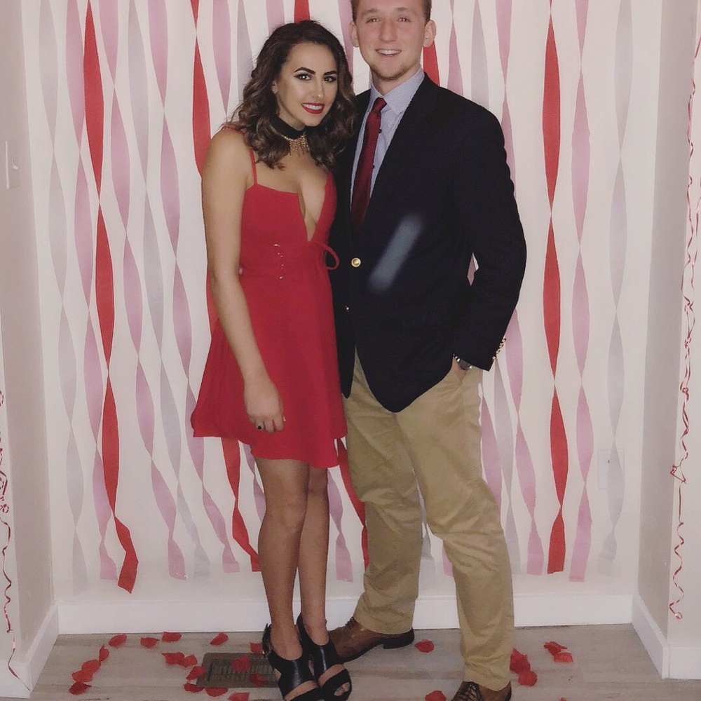 Red dress
